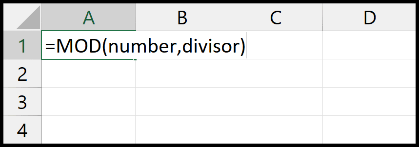 MOD (función de Excel con ejemplo y archivo de muestra)