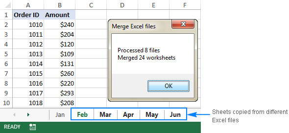 Cómo fusionar archivos de Excel en uno