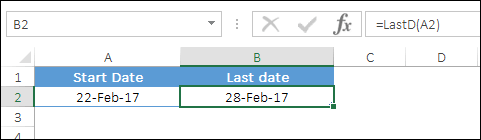 Obtener la fecha de fin de mes en Excel [Incl. EOMONTH]