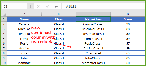 BUSCARV con múltiples criterios en Excel [In Plain English]