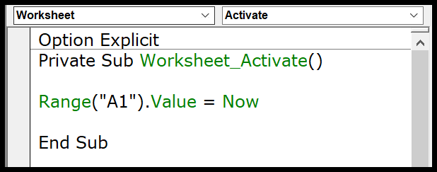 Cómo ejecutar una macro en Excel (ejecutar un código VBA)