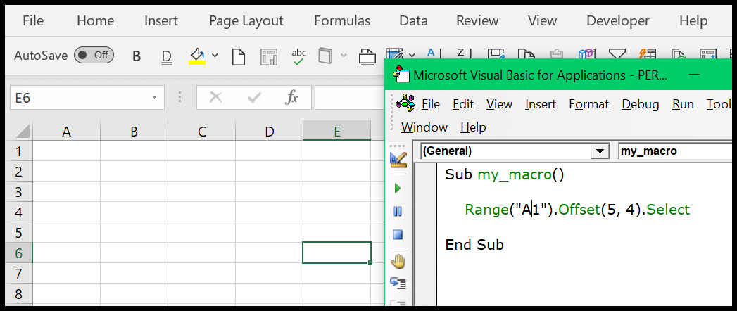 Cómo seleccionar un rango/celda usando VBA en Excel
