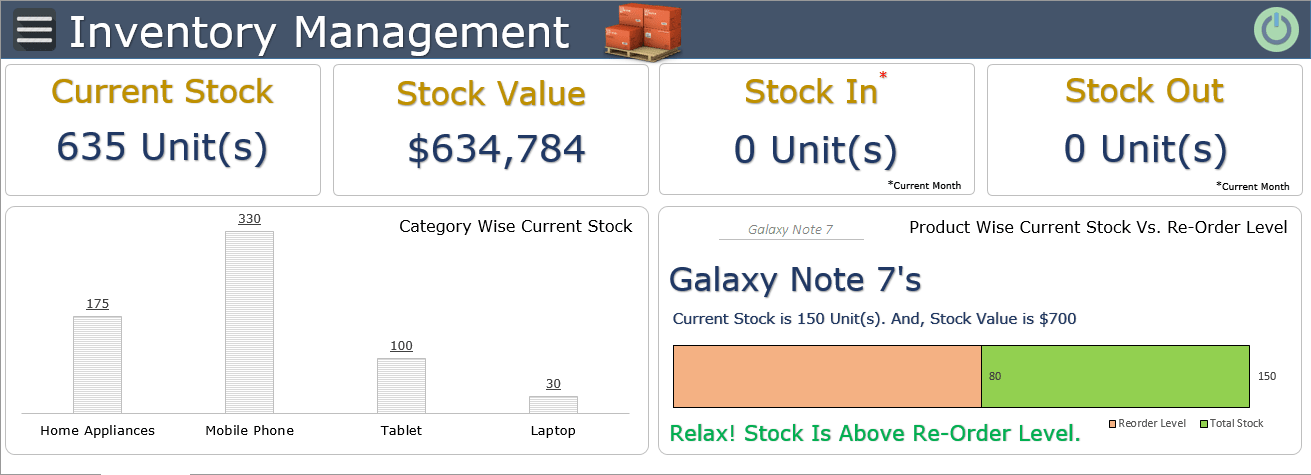 Plantilla de gestión de inventario de Excel lista para usar [User form + Stock Sheet]