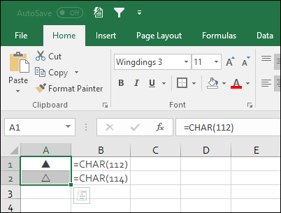Cómo insertar rápidamente el símbolo delta Δ en Excel en una celda [7 Ways]