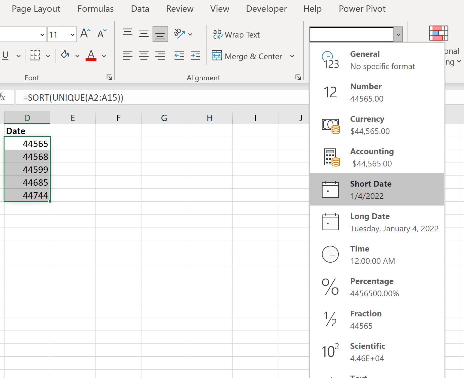 Cómo calcular la suma por fecha en Excel