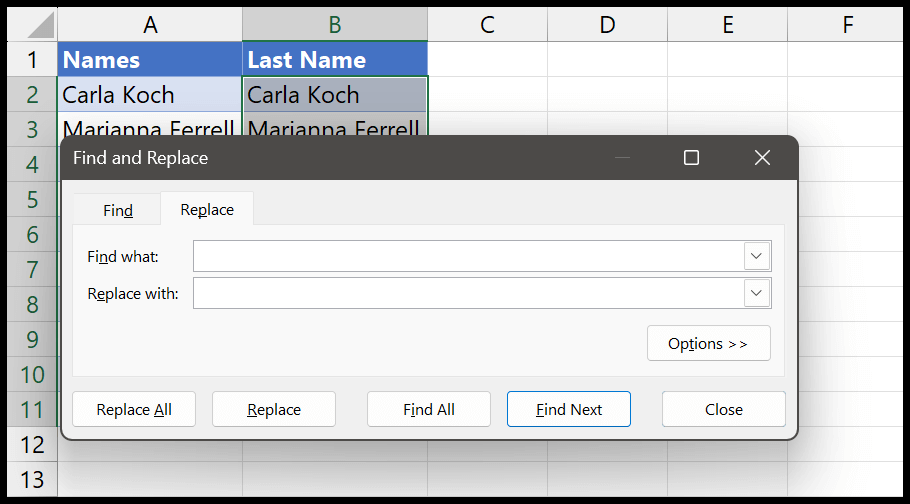 Cómo ordenar por apellido en Excel