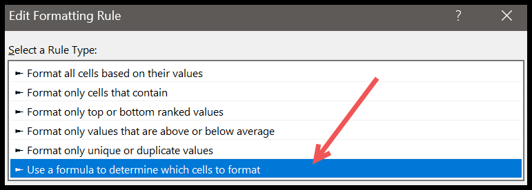 Compare dos columnas usando formato condicional en Excel