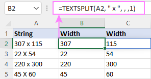 dividir cadenas de texto por delimitador