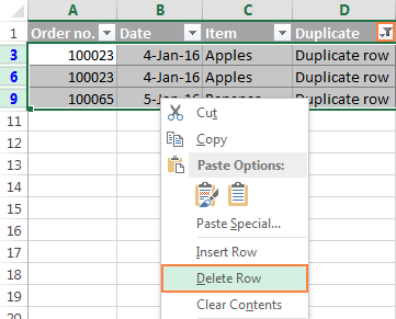 Cómo eliminar duplicados en Excel