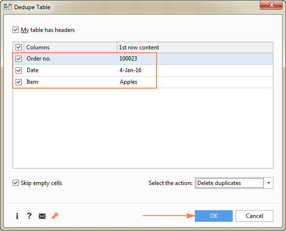 Cómo eliminar duplicados en Excel