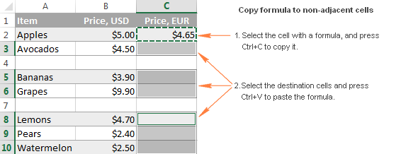 Cómo copiar fórmula en Excel con o sin cambiar referencias Cómo copiar fórmula en Excel con o sin cambiar referencias