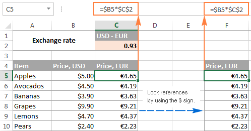 Cómo copiar fórmula en Excel con o sin cambiar referencias Cómo copiar fórmula en Excel con o sin cambiar referencias