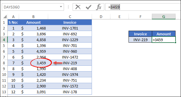 BUSCARV inversa/atrás en Excel (de derecha a izquierda) + Ejemplos