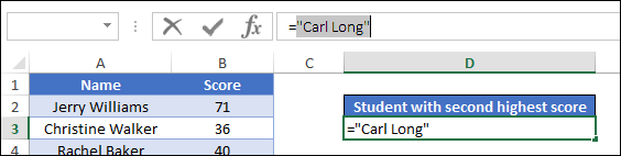 BUSCARV inversa/atrás en Excel (de derecha a izquierda) + Ejemplos