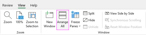 Cómo ver hojas una al lado de la otra en Excel