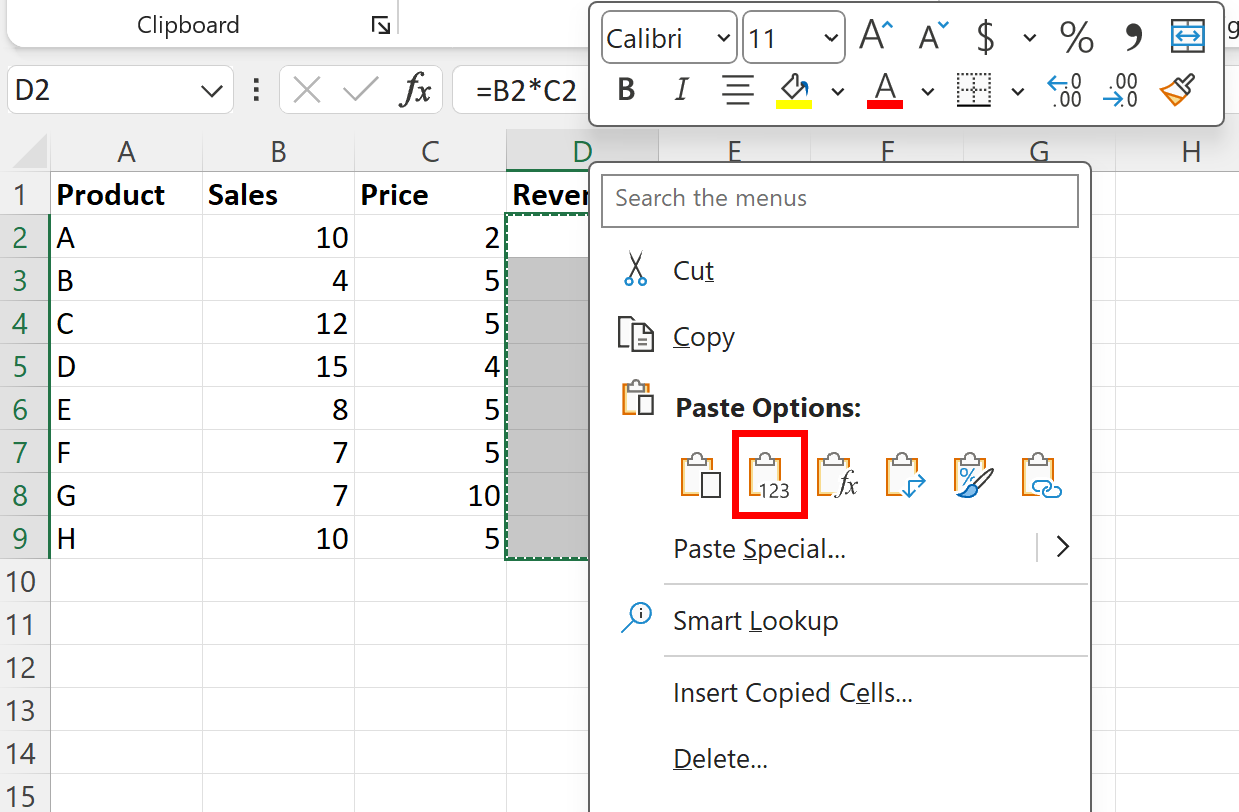 Excel: cómo eliminar la fórmula pero mantener el valor Excel: cómo eliminar la fórmula pero mantener el valor