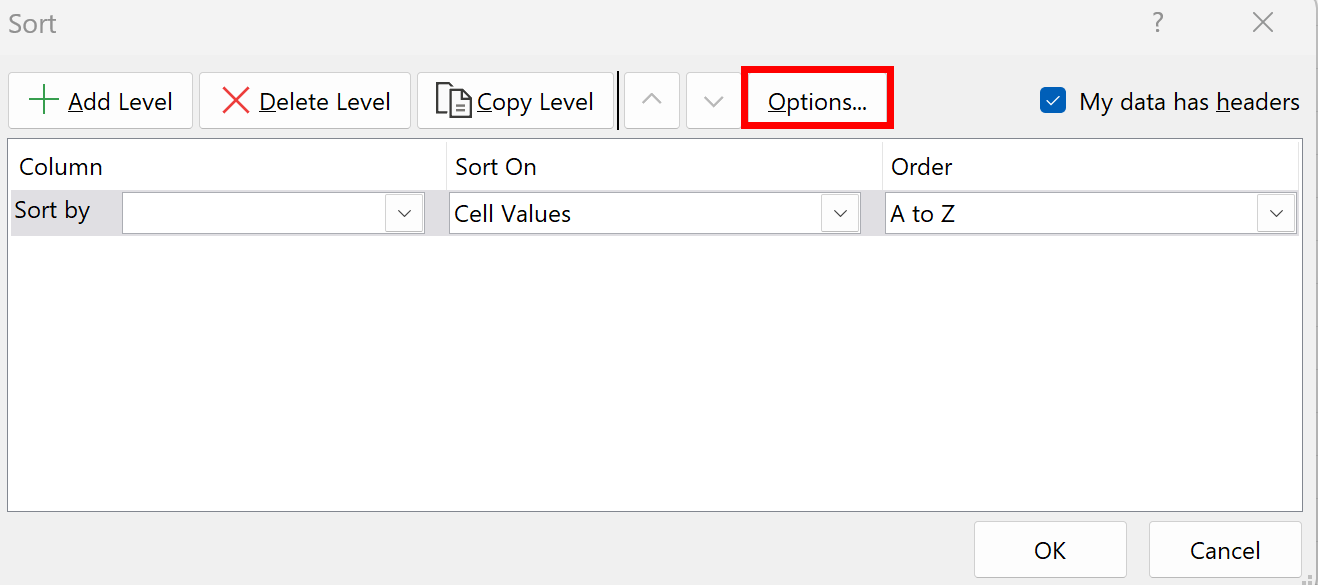 Cómo invertir el orden de las columnas en Excel