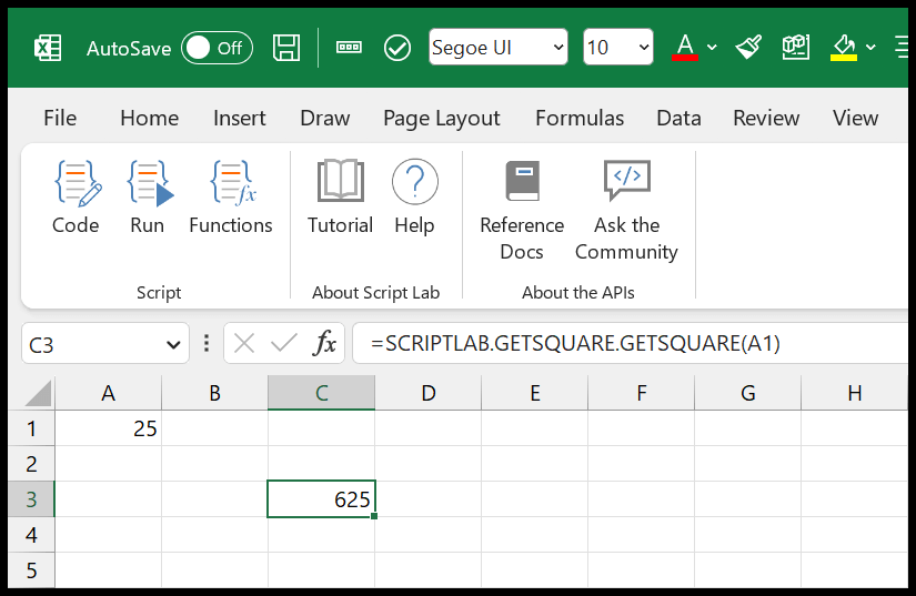 Laboratorio de guiones en Excel
