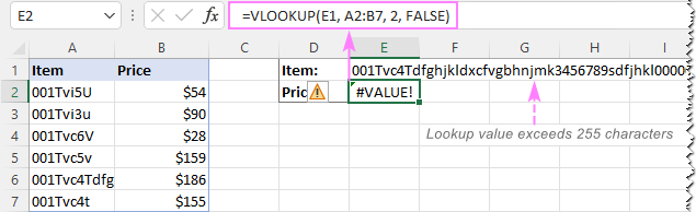 La BUSCARV de Excel no funciona: corrige los errores #N/A y #VALUE