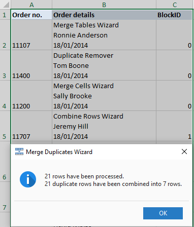 Cómo fusionar filas en Excel sin perder datos