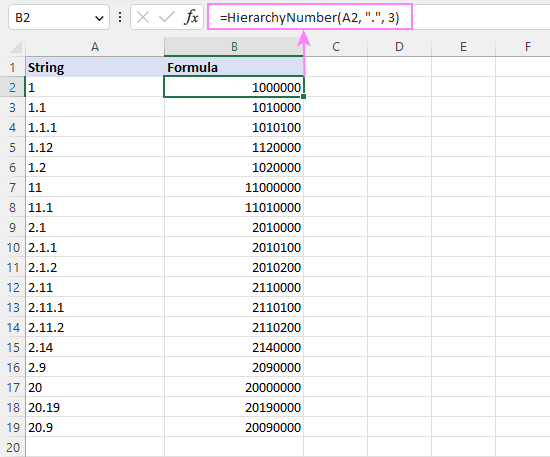 Cómo ordenar números mixtos y texto, números multinivel en Excel Cómo ordenar números mixtos y texto, números multinivel en Excel