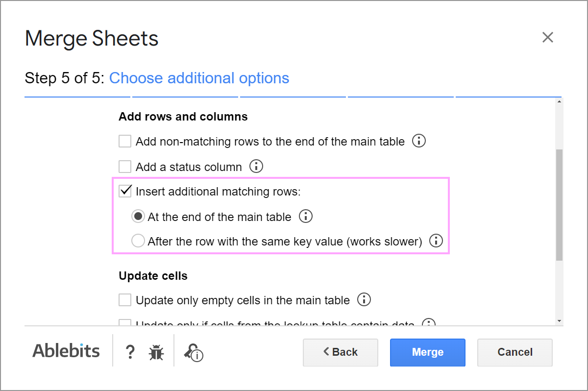 Combinar hojas para Google Sheets V2.0: notas de la versión Combinar hojas para Google Sheets V2.0: notas de la versión