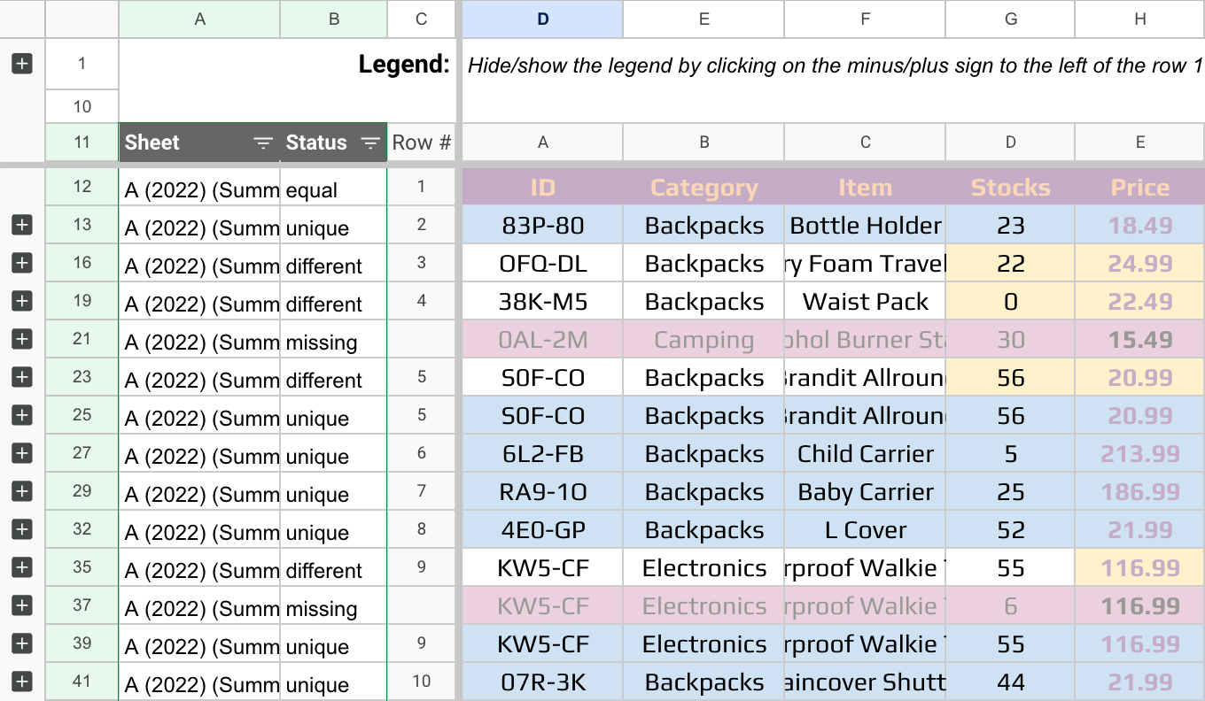 Herramientas eléctricas para Google Sheets V1.16: notas de la versión Herramientas eléctricas para Google Sheets V1.16: notas de la versión
