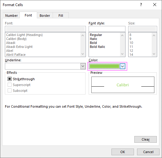 Cómo crear una lista desplegable de colores en Excel y Google Sheets