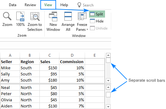 Cómo congelar filas y columnas en Excel
