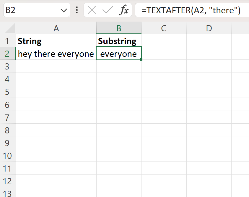 Cómo extraer subcadenas en Excel (con ejemplos)