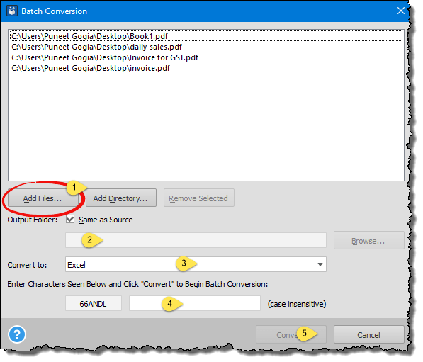 Cómo convertir un ARCHIVO PDF a Excel