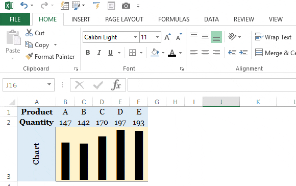 Herramienta de cámara de Excel para IMÁGENES EN VIVO