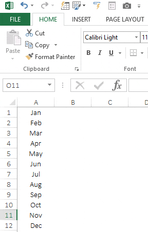 Herramienta de cámara de Excel para IMÁGENES EN VIVO