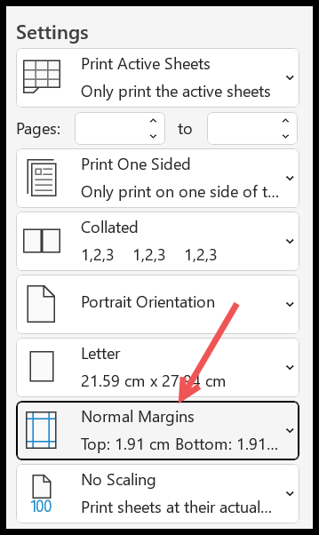 Margen de página en Excel (cambiar y configurar)