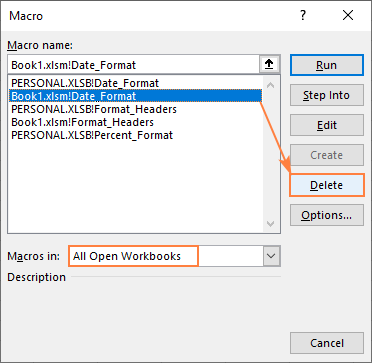 Cómo crear, cambiar, copiar y eliminar macros VBA en Excel