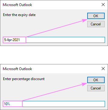 Cree una plantilla de correo electrónico de Outlook con campos rellenables, variables y menú desplegable