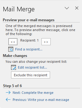 Combinar correspondencia en Outlook: envíe correos electrónicos masivos individualmente