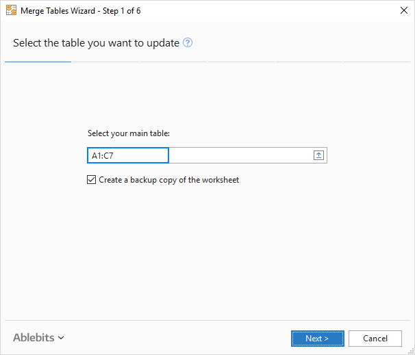 Fusionar tablas haciendo coincidir los datos de las columnas o los encabezados