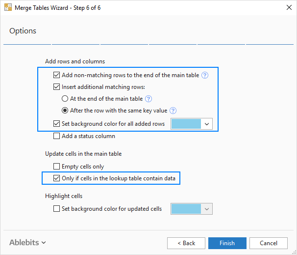 Fusionar tablas haciendo coincidir los datos de las columnas o los encabezados