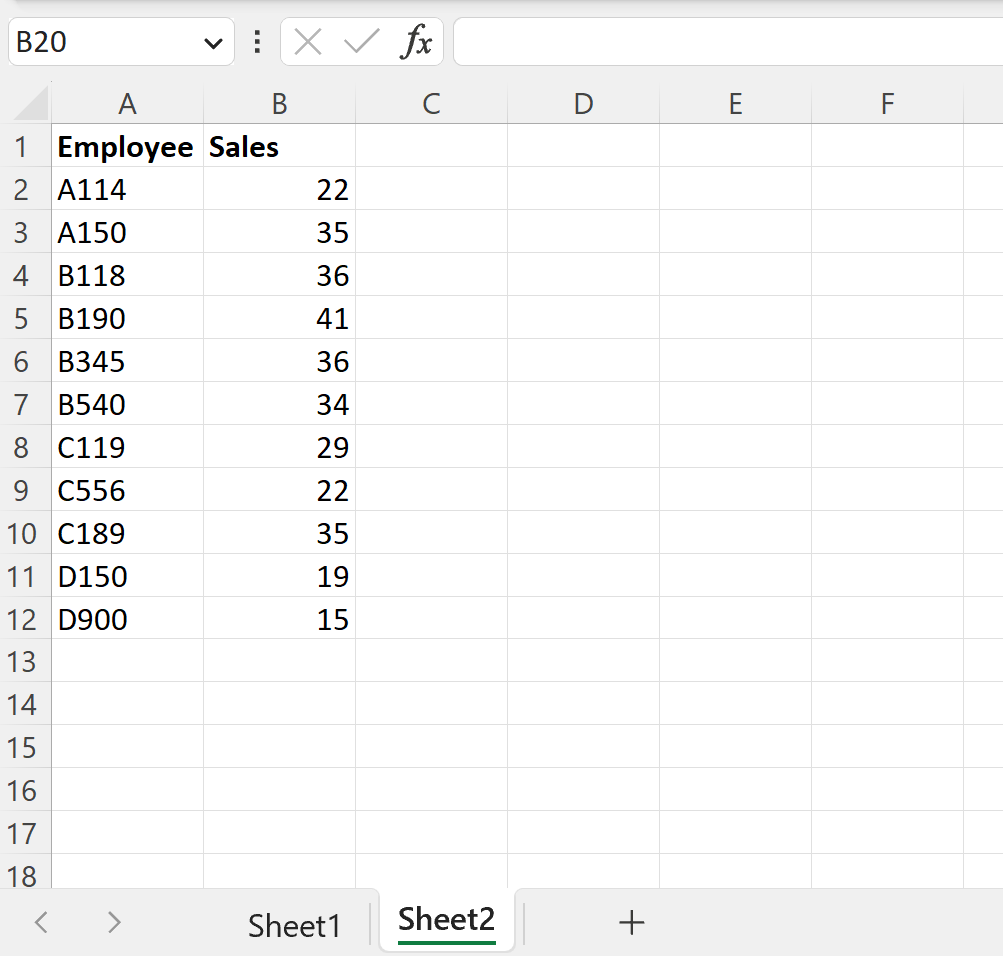 Excel: cómo encontrar valores coincidentes en dos hojas de trabajo