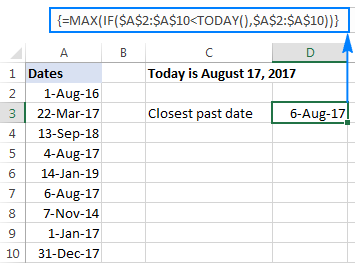 Función HOY de Excel para insertar la fecha de hoy y más