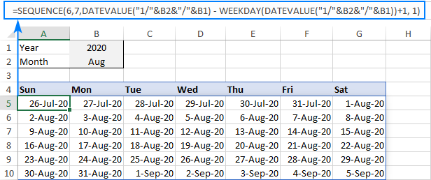 Cree una secuencia de fechas en Excel y complete automáticamente la serie de fechas