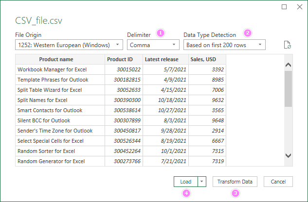 Cómo convertir CSV a Excel abriendo o importando