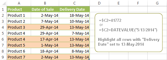Formato condicional de Excel para fechas y horas: fórmulas y reglas