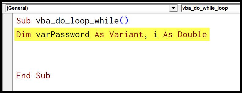 Excel VBA Hacer bucle mientras y (Hacer bucle mientras)