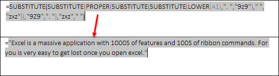 Cómo convertir cualquier caso en caso de oración en Excel [Formula Trick]