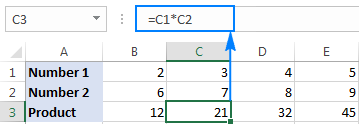 Cómo multiplicar en Excel: números, celdas, columnas enteras
