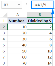 ¡Cómo dividir en Excel y manejar #DIV/0! error