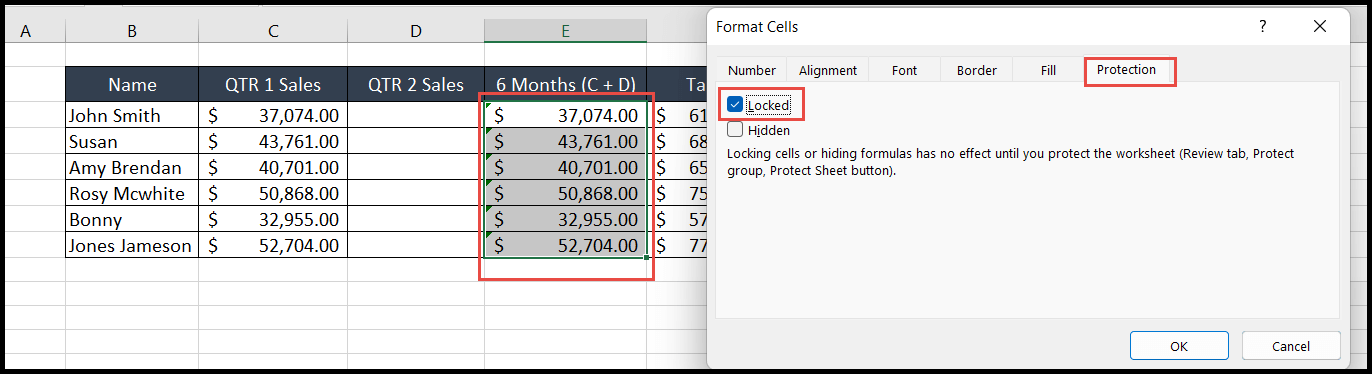 Cómo bloquear celdas en Excel