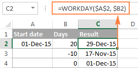 Funciones Excel WORKDAY y NETWORKDAYS para calcular los días laborables